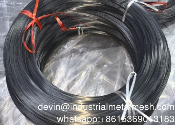 ลวดเหล็กคาร์บอนแรงดึงสูง 1770-2200 MPa ลวดเหล็กแปรงสีดำ 0.30-1.0 มม.