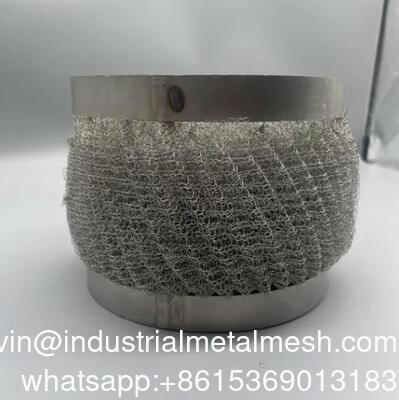 50 80 100 150 มม ความหนา สแตนเลส สาย Mesh Demister พัดกรอง