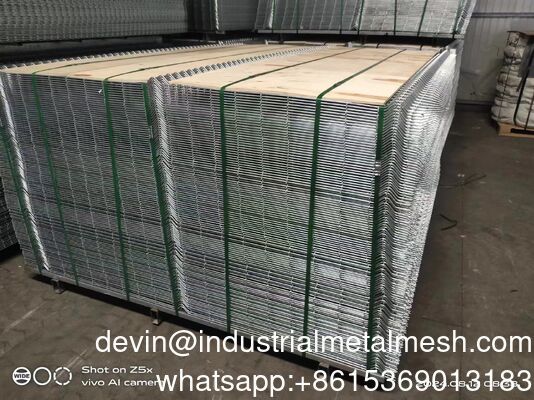8X6FT 3D Hot Dip Galvanized Anti-Climb Mesh รั้ว