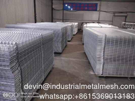 8X6FT 3D Hot Dip Galvanized Anti-Climb Mesh รั้ว