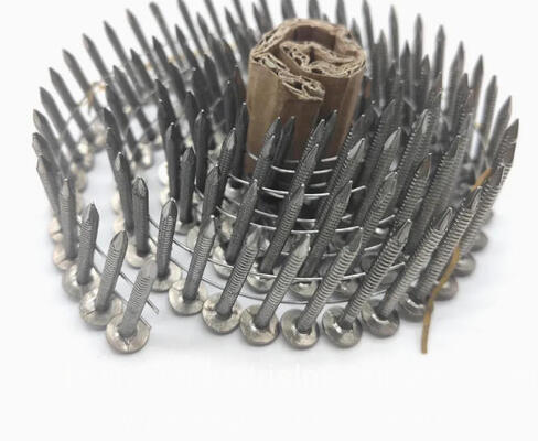 2-3/8" X. 099 สีเหลืองสกรู/สไพร่ Pallet สายเล็บ 9000PCS