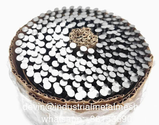 2-3/8" X. 099 สีเหลืองสกรู/สไพร่ Pallet สายเล็บ 9000PCS