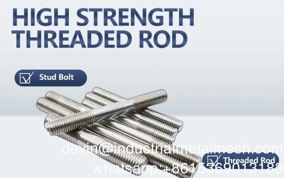 A193/A320/A437/A453/A540/A1014 ASME B 19.31.2 เกรด 8.8 / 10.9 สีดํา Oxide Stud Bolt