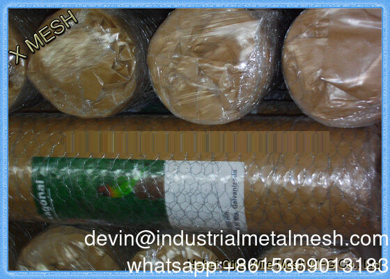 3/4 "แฮ็กซากอนอล Mesh สายเหล็ก Mesh สายไก่กระปุก Hot Dip