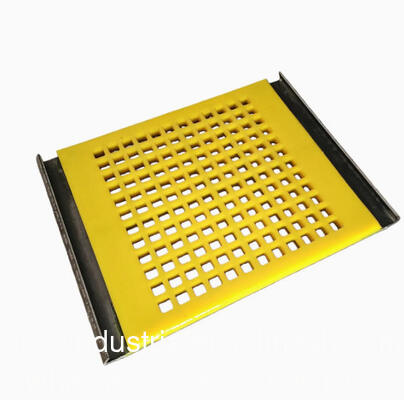 โพลียูเรธาน Screen Mesh Hook Tightening Type Wear Resistant Corrosion Resistant ความยืดหยุ่นสูง อายุการใช้งานยาวนานสําหรับการกรองเหมืองแร่