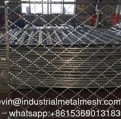 150X300mm เรซอร์ welded Mesh สําหรับป้องกันการปีนรั้ว
