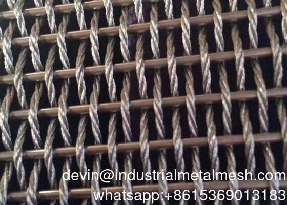 การรักษาไม่ครีมทองเหลือง Wire Mesh เครื่องประดับภายในผ้าม่านโลหะ