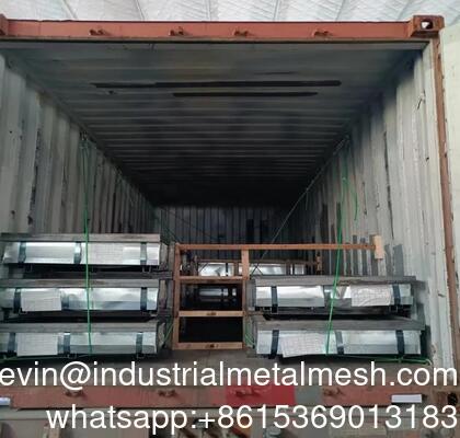 แผ่นหลังคาเมทัลชีทลูกฟูกคุณภาพสูง 14 เกจ ลาย IBR สีสันสดใส