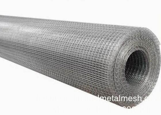 ตาข่ายลวดเชื่อมเหล็กคาร์บอน - ช่องสี่เหลี่ยม 4" X 4" (เส้นผ่านศูนย์กลาง 0.25")