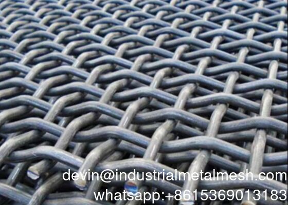 Ss 304 316 316L 321 เครือข่ายสับสําหรับเหมืองถ่านหิน สกรีนสั่นสั่น เครือข่ายสายสับ