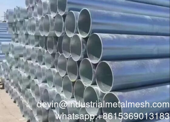 ท่อเหล็กอาบสังกะสีแบบจุ่มร้อน ASTM A53 Z40 Z90 Z120 ท่อ GI ท่อเหล็กอาบสังกะสีล่วงหน้าสำหรับงานก่อสร้าง