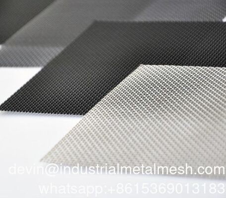 สแตนเลส 304 สายด้ายเนื้อ Mesh แปลงแมลง เครื่องป้องกันแมลงสําหรับหน้าต่าง