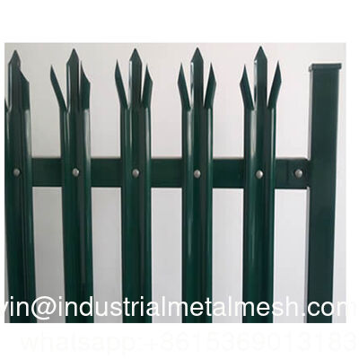 Affordable Powder Coated and Hot-DIP Galvanized Palisade Fencing