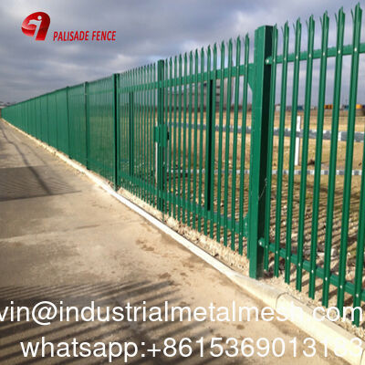ร้อน diped แกลวนิซส์มุม Bar ความปลอดภัย Palisade รั้วสําหรับยุโรป