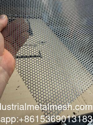 กลมหลุมเจาะโลหะ Mesh สแตนเลส Punching Mesh