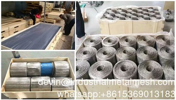 การประกอบง่าย 304 316 316L สแตนเลสโลหะเชือก Mesh สําหรับการใช้ Helipad ความปลอดภัย