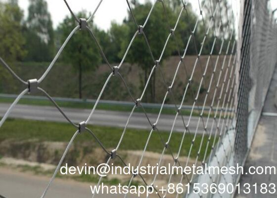 X-Tend สแตนเลส สวนสัตว์ นก Net Aviary / รางบันได ป้องกันรั้วเชือกเชือก