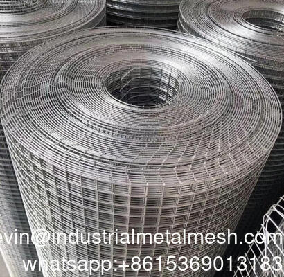 ผงเหล็ก 8 Gauge 10 Gauge PVC ผิวเคลือบ Welded Wire Mesh Roll ผง