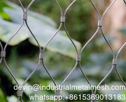 คุณภาพสูง 316 สแตนเลส สายใยสาย Net Cable Mesh X Tend Cable Mesh
