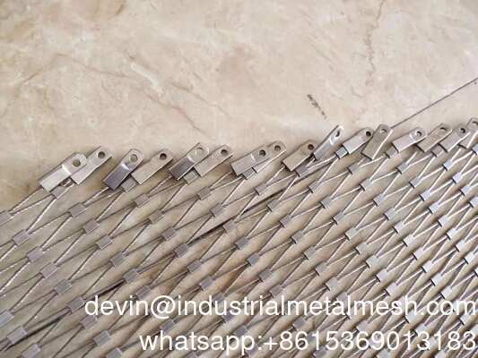 2 MM Diameter 316 Stainless Steel Rope Mesh for Raccoon and Monkey Protection
