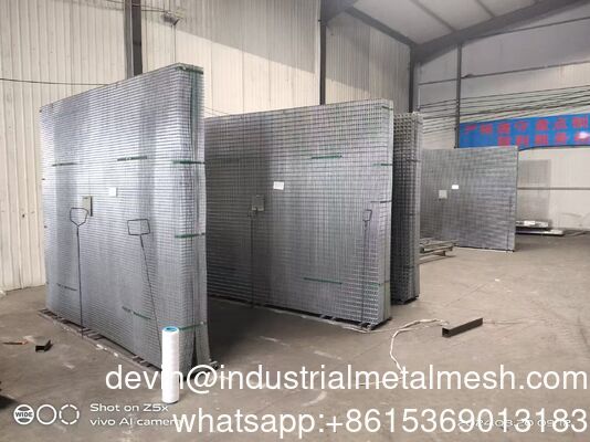 6 Gauge แผ่นรั้ว Mesh สายไหม welded / แผ่น Mesh สายไหม welded