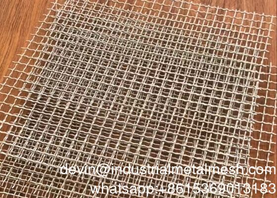 ตาข่ายลวดเปิด 20 มม. อลูมิเนียม Crimped สำหรับการเลี้ยงหมู
