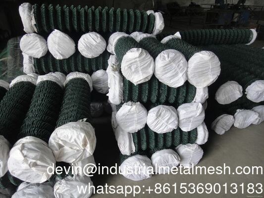 โรงงาน OEM Cyclone Wire Mesh PVC Hot Dip กระปุกโซ่เชื่อมรั้ว