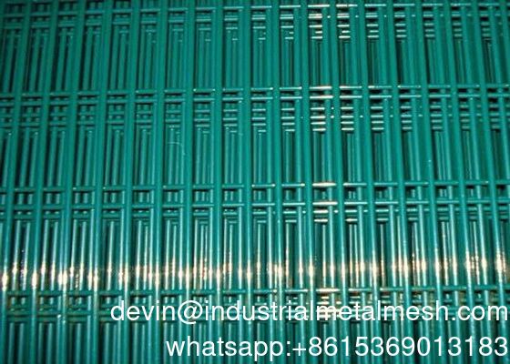 ผงเคลือบใส anticlimb มุมผสมผสานกันขโมย สายเหล็ก 358 Mesh รั้วสําหรับความปลอดภัยสูง / ความปลอดภัย / สนามบิน / ไฟฟ้า