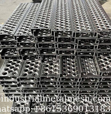 Anti-Slip Round Hole Perforated Perf-O Grip Safety Strut Grating for Outdoor Platform