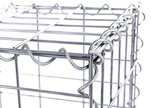 รูปร่างที่กำหนดเองตาข่าย Gabion รอยสังกะสีจุ่มร้อนสำหรับหน้าจอ Gabion