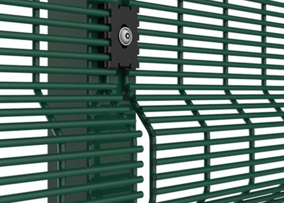Pvc Coated Galvanized Portable Security 358 แผงรั้ว Custom 6 Gauge Welded