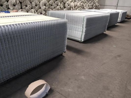 พีวีซีเคลือบรั้วโลหะโค้ง 75x150 มม. รอยลวดตาข่าย 3d