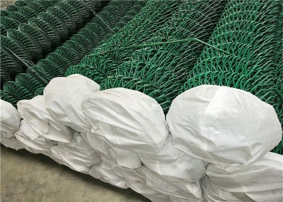 0.5m 60x60mm รั้วลิงค์โซ่สังกะสีผ้าตาข่ายและอุปกรณ์ทั้งชุด