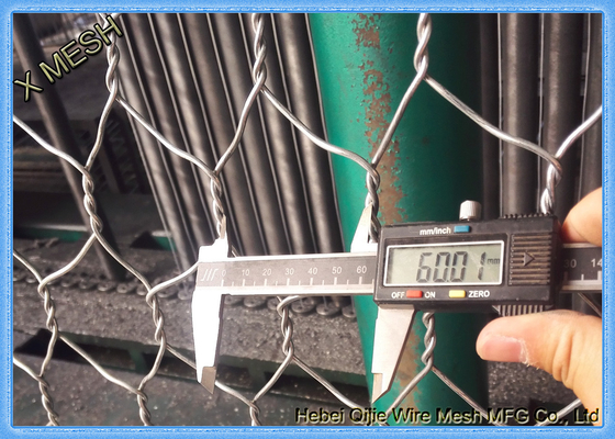 ASTM A 975 ตะกร้าลวดตาข่าย, Gabion ลวดตาข่ายแผง 2m X 1m X 1m, 2x1x0.5m