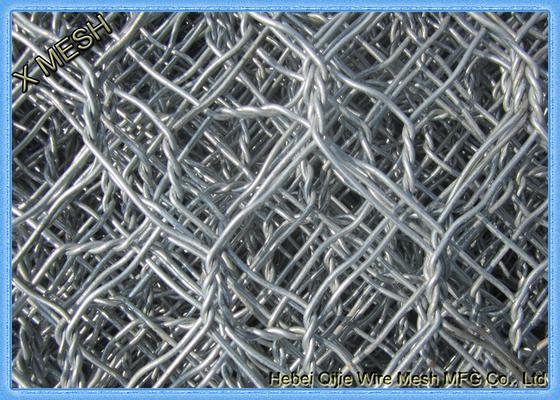 สังกะสีอลูมิเนียมอัลลอยด์ตะกร้า Gabion เชื่อม, ตะกร้าลวดลวดกระชับอ่างเก็บน้ำ