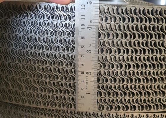 1.15mm-1.2mm ความหนาเจาะเมทัลเมช สายเมทัลเจาะสําหรับการทํากรง