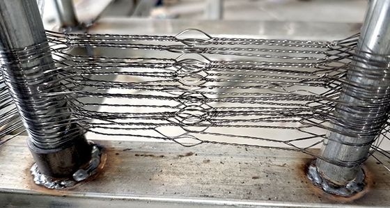 MZP แอนติแทงเมทัลไวร์เมช 10x10x1.4m ป้องกันการมองเห็นต่ํา