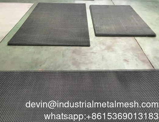 65mn แผ่น Mesh Screen Vibrating 30m X 2m สําหรับการกรองวัสดุ