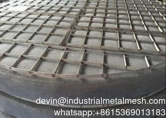 Wire Mesh Demister Pad สําหรับเครื่องแยกของเหลวจากอากาศ