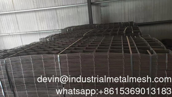 3.4mm สาย * 15 X 15 Cm Mesh * 2.15 * 6m ดํา welded สาย Mesh แผ่นสําหรับการก่อสร้าง