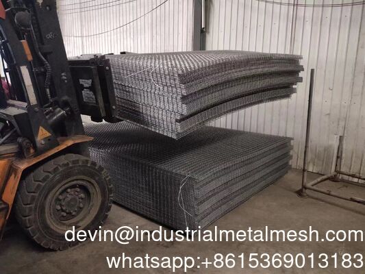 3.4mm สาย * 15 X 15 Cm Mesh * 2.15 * 6m ดํา welded สาย Mesh แผ่นสําหรับการก่อสร้าง