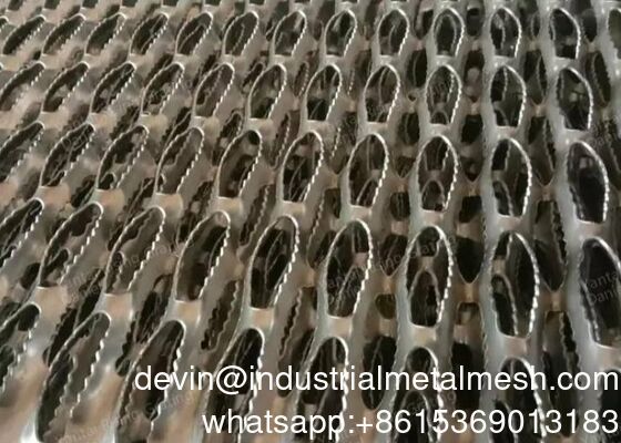 Diamond Grip Strut Safety Grating Flat Aluminum Crocodile Mouth Anti-Slip Stair Treads Walkway Plank Sheet Fencing Trellis Gates