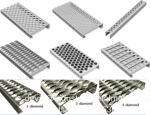 OEM Tec-Sieve Grip Strut Safety Grating/Perforated Metal Walkway Grating/Catwalk Grating รางความปลอดภัย/รางทางเดินโลหะ perforated/รางทางเดิน