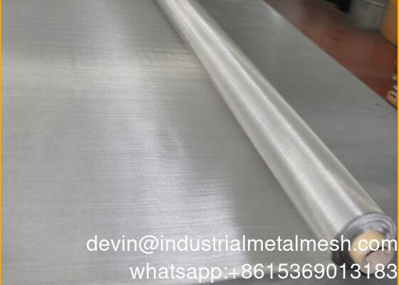 สายใยสแตนเลสแบบเรียบ 0.02-5.0mm กว้างเส้นใย & 1-500 Mesh