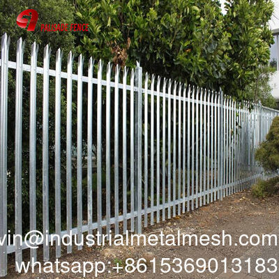 การรักษาหนักเหล็ก Palisade รั้ว รั้วความปลอดภัยภายนอกสําหรับตกแต่งสวน