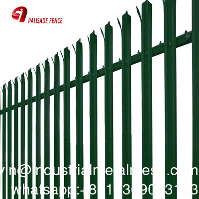 โลหะ Palisade รั้ว D และ W รูปแบบ Palisade ระบบรั้วความปลอดภัย
