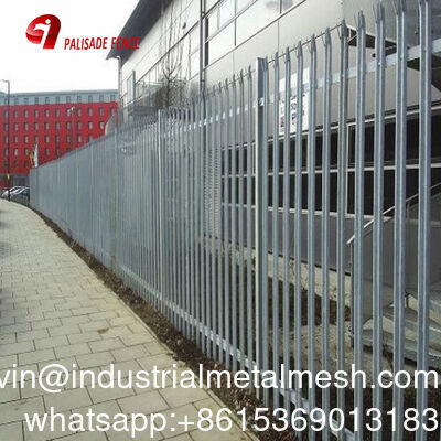 ร้อน diped แกลวนิซส์มุม Bar ความปลอดภัย Palisade รั้วสําหรับยุโรป