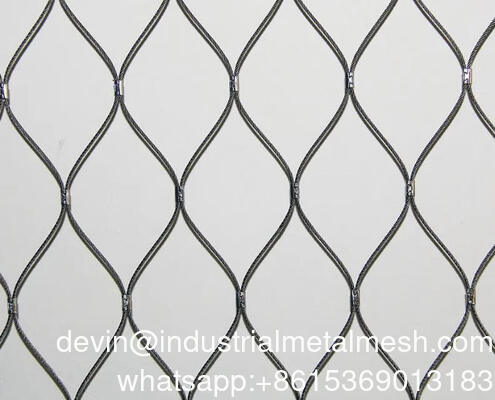คุณภาพสูง 316 สแตนเลส สายใยสาย Net Cable Mesh X Tend Cable Mesh