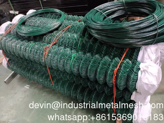 ประเทศจีนผู้ผลิต แกลนไซด์ Chain Link รั้วด้วยสายสับ