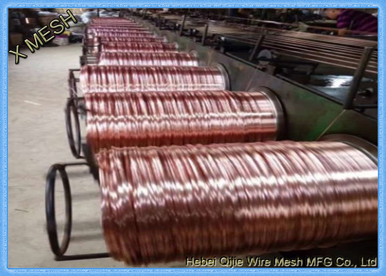 2.25x0.5mm ทองแดงเคลือบลวดเย็บแบนสำหรับกล่องกระดาษแข็งกล่อง